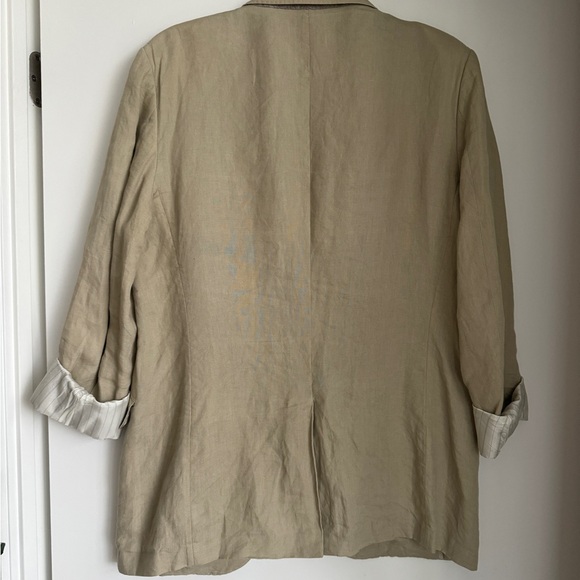Oversize Linen Blazer - Picture 4 of 4